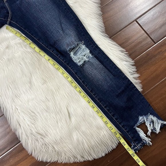 L'Agence Women's Size 26 Dark Wash High Line Mariner Skinny Denim Jeans - Picture 6 of 12